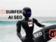 AI-Powered SurferSEO Tool Review: Can Automated SEO Yield Results? A Hands-On Experiment with Surprising Outcomes An AI Robot with a Surfboard and SEO writing representing the SurferSEO AI Tool