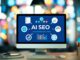 Top 7 AI SEO Tools: Hands-Free Automation for Higher Rankings – Boost Your Website’s Visibility Effortlessly A computer screen displaying various AI SEO tools with ranking charts and automation icons